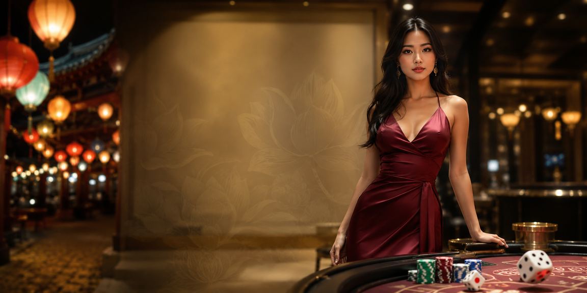 Người chơi tham gia trò tài xỉu xúc xắc tại chợ đêm Huế dưới ánh đèn lung linh
